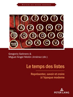 cover image of Le temps des listes